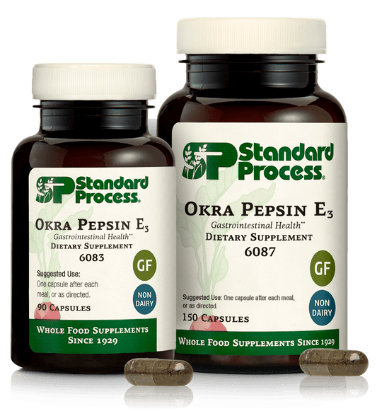 Okra Pepsin E3 - Standard Process) 90 Tablets