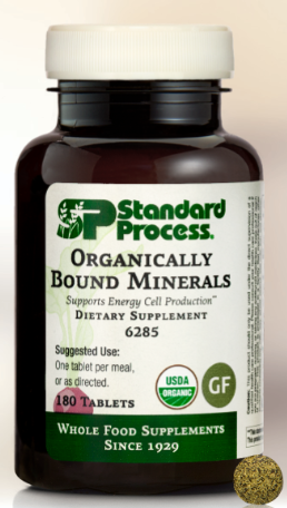 Organically Bound Minerals - 180 tablets - Standard Process