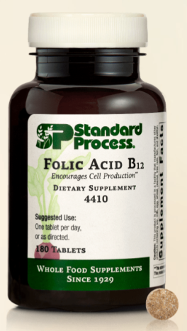Folic Acid B12 - 180 tablets - Standard Process