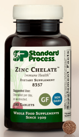 Zinc Chelate - 180 tablets - Standard Process