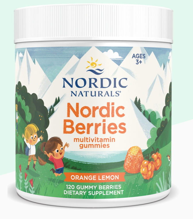 Nordic Naturals- Nordic Berries Multivitamin Gummies - Orange Lemon - 120 pcs.